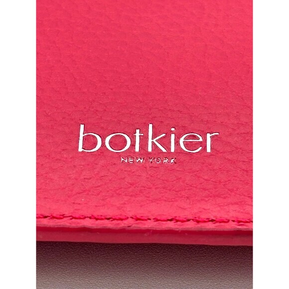 Botkier NY Valentina Wristlet Party Pink Leather Turn Lock Front Zipper Top NWT - Picture 6 of 16